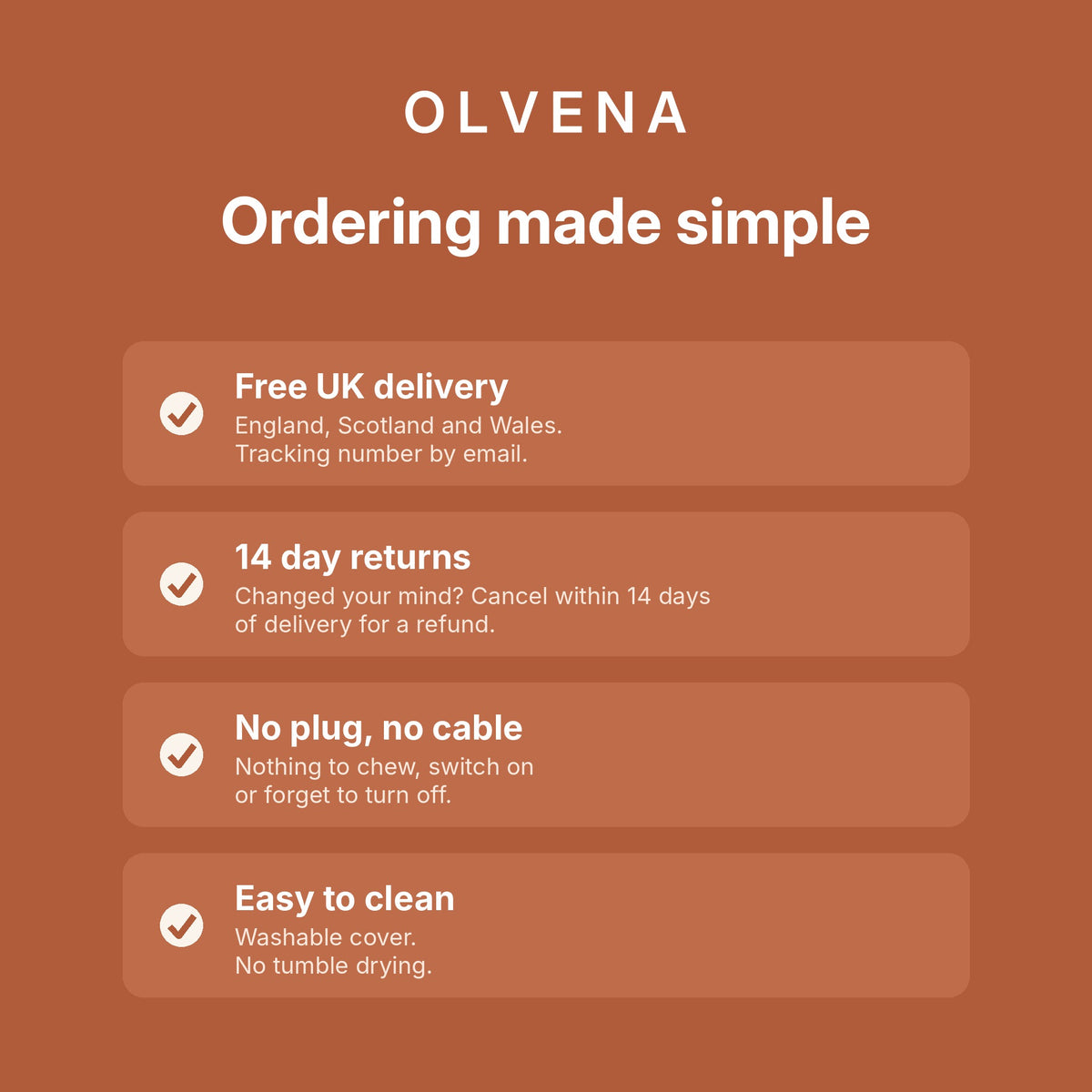 Olvena Ember Bed: Self-Warming Pet Bed for Dogs & Cats